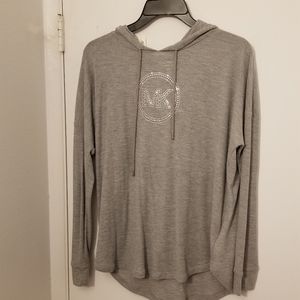 Michael Kors Women's long sleeved hooded shirt L